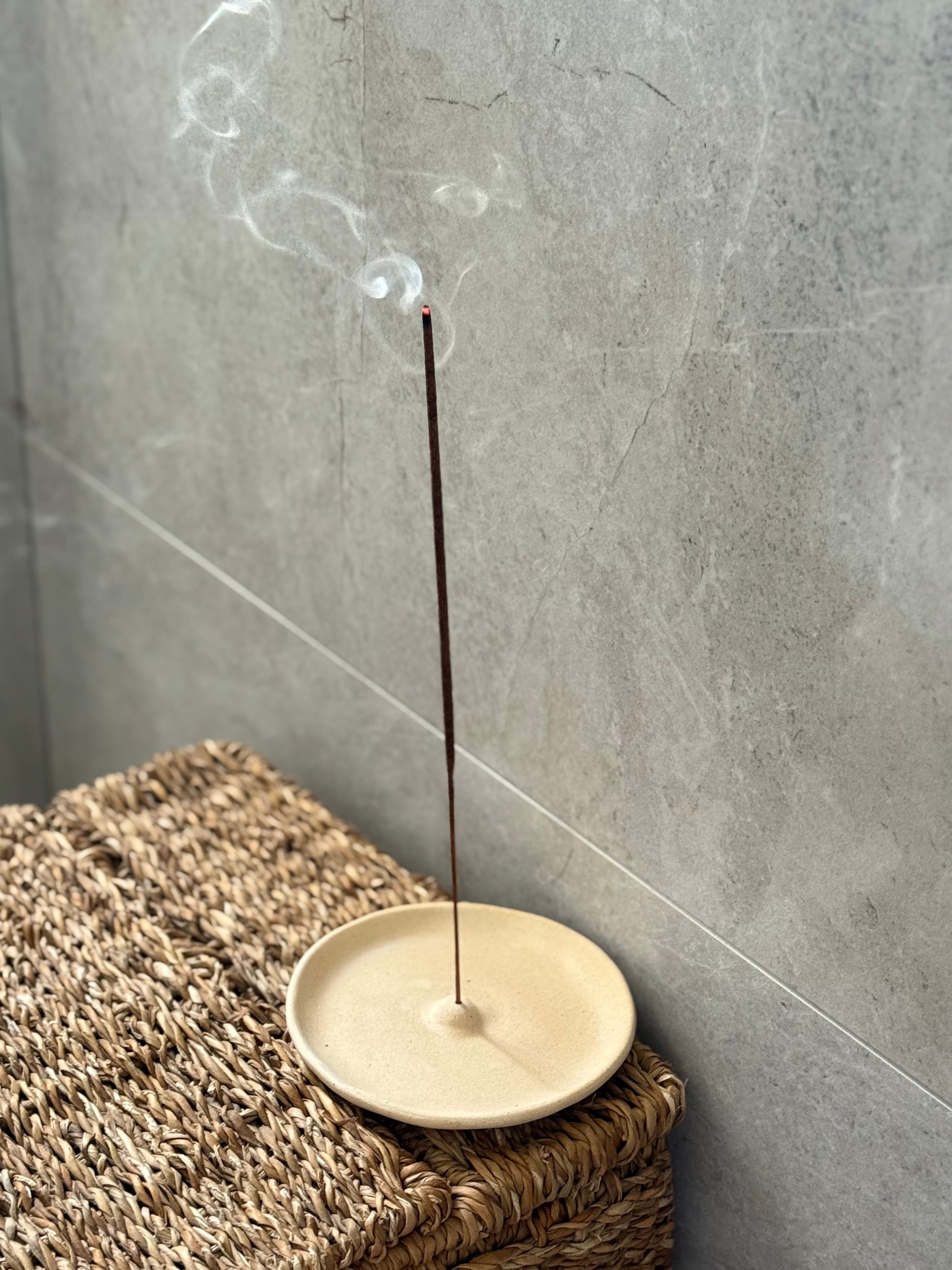 Ceramic Incense Holder “The Ritual Circle”