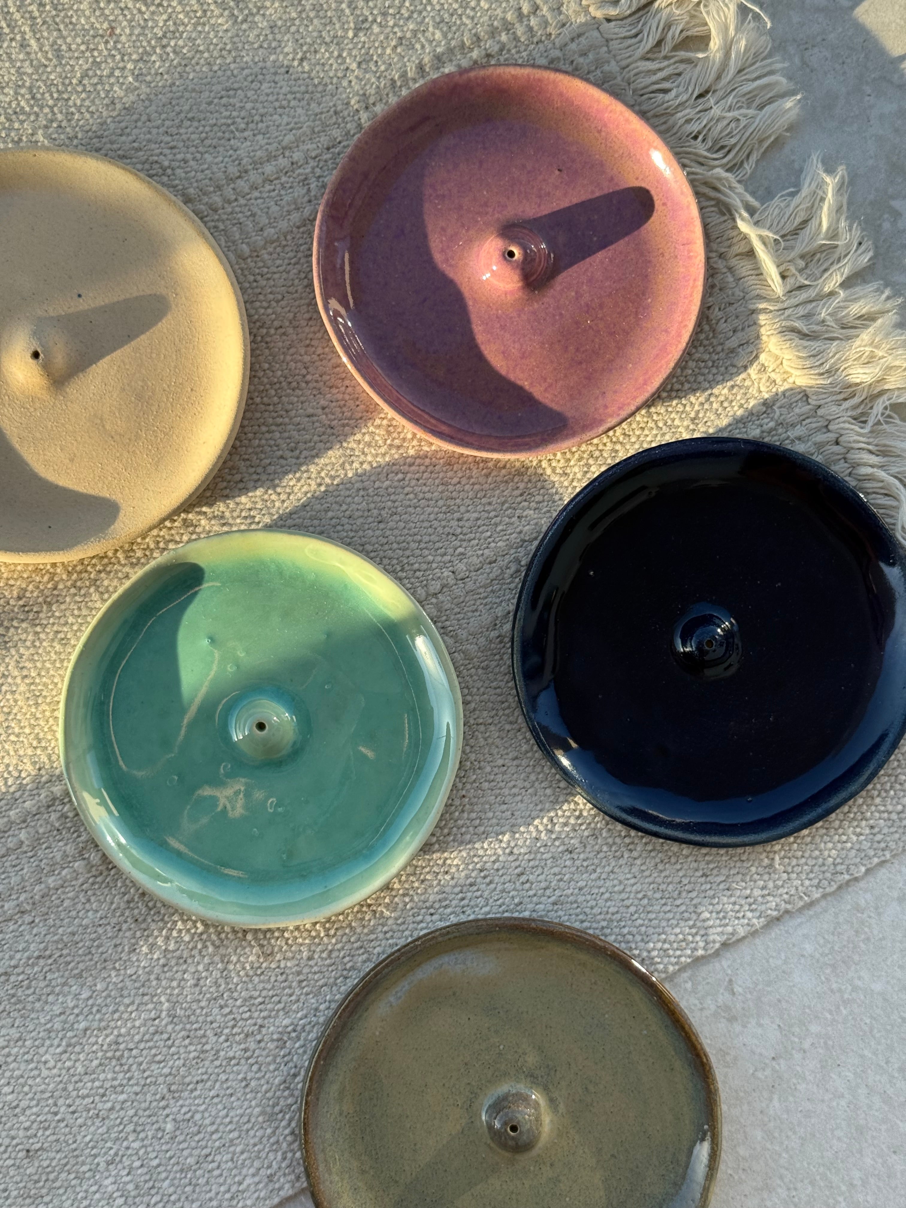 Ceramic Incense Holder “The Ritual Circle”