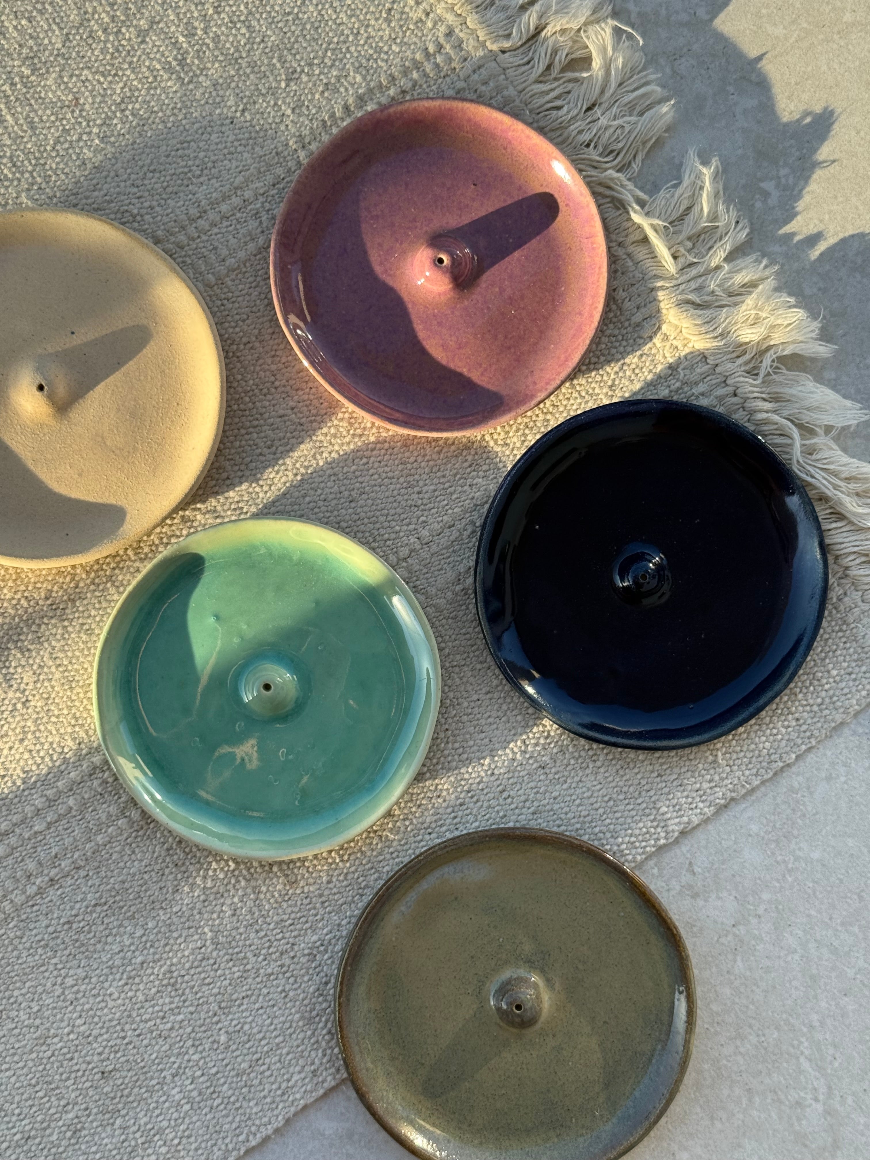Ceramic Incense Holder “The Ritual Circle”