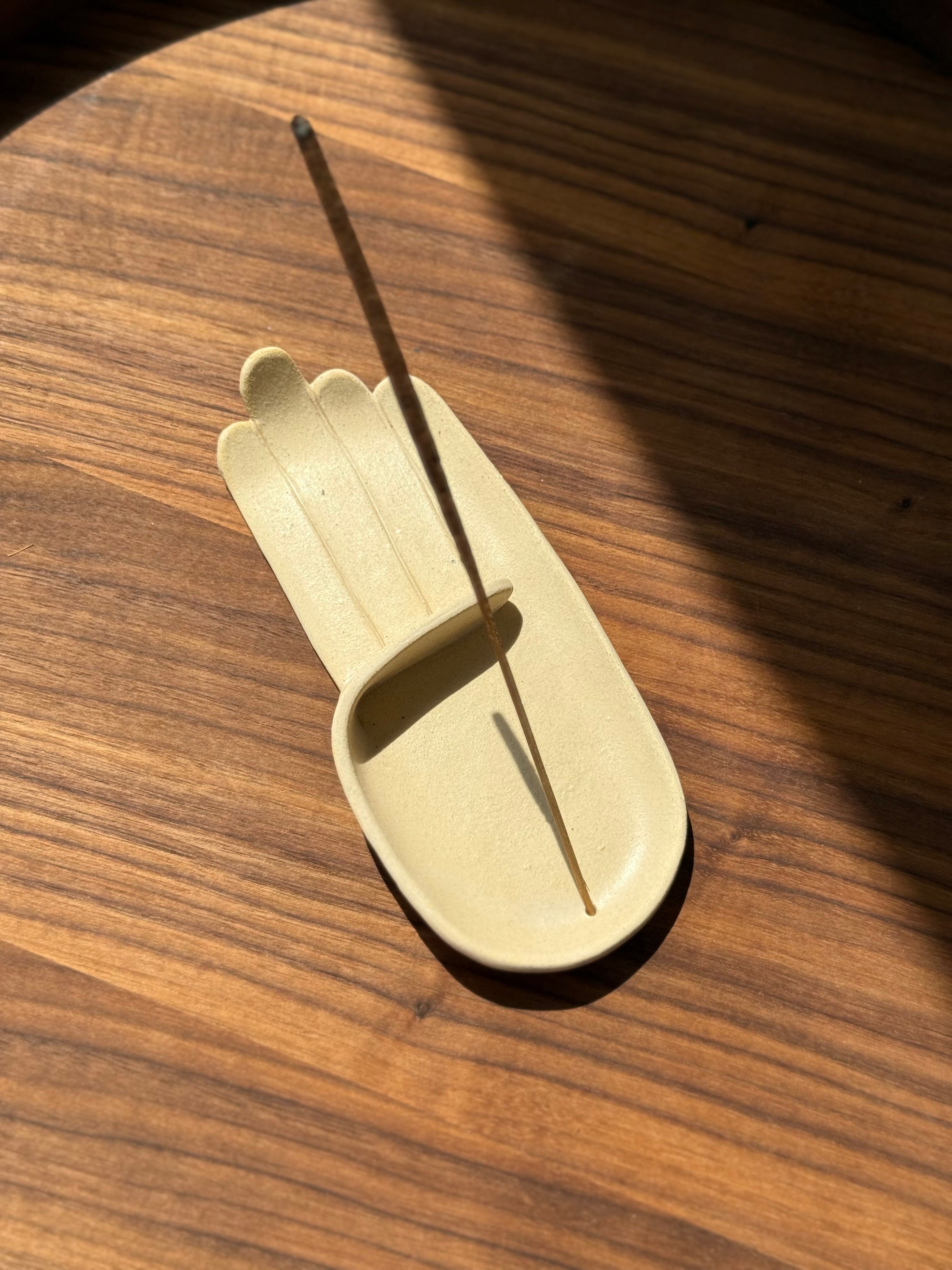 Ceramic Incense Holder “Hand”