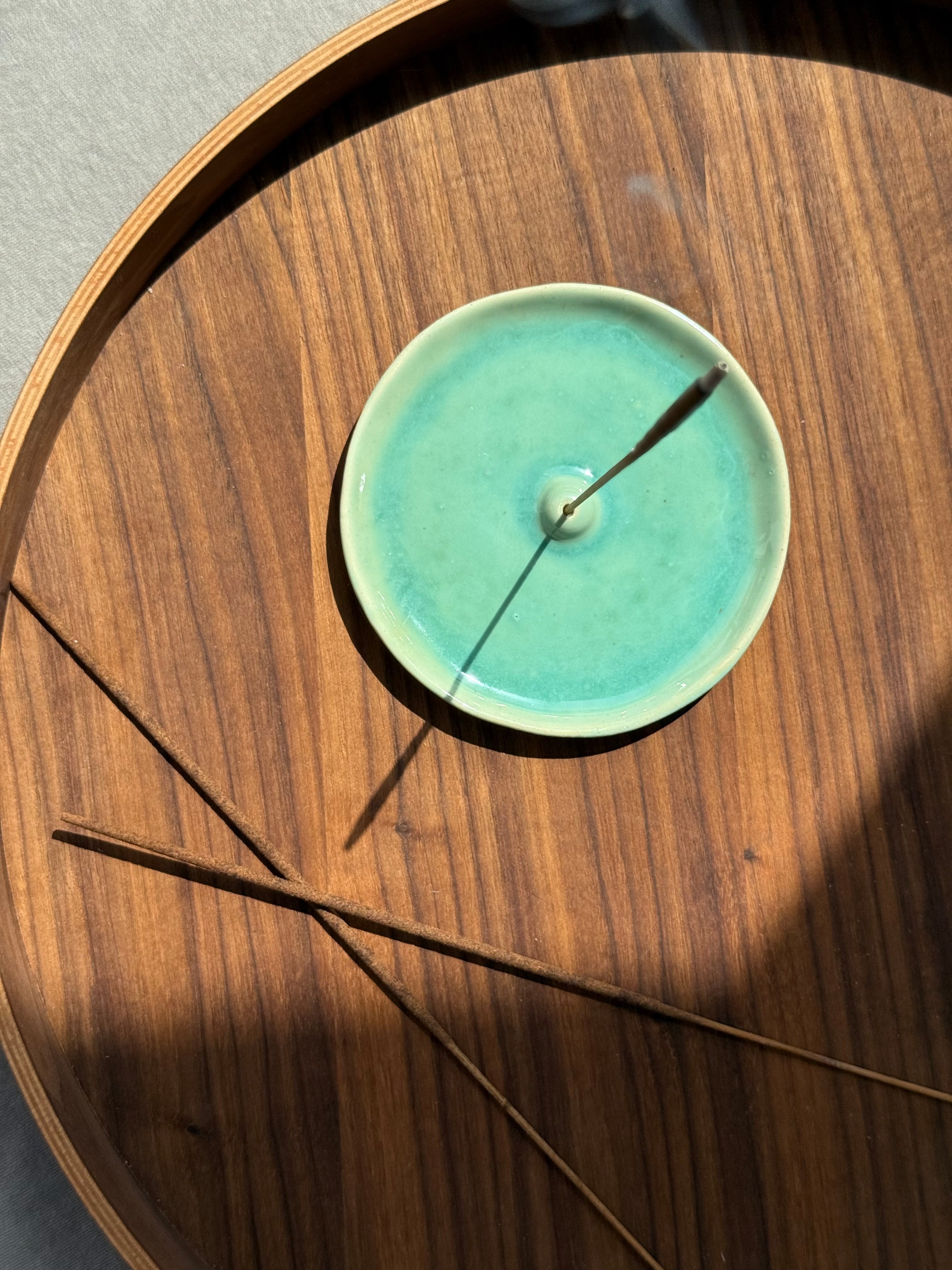 Ceramic Incense Holder “The Ritual Circle”
