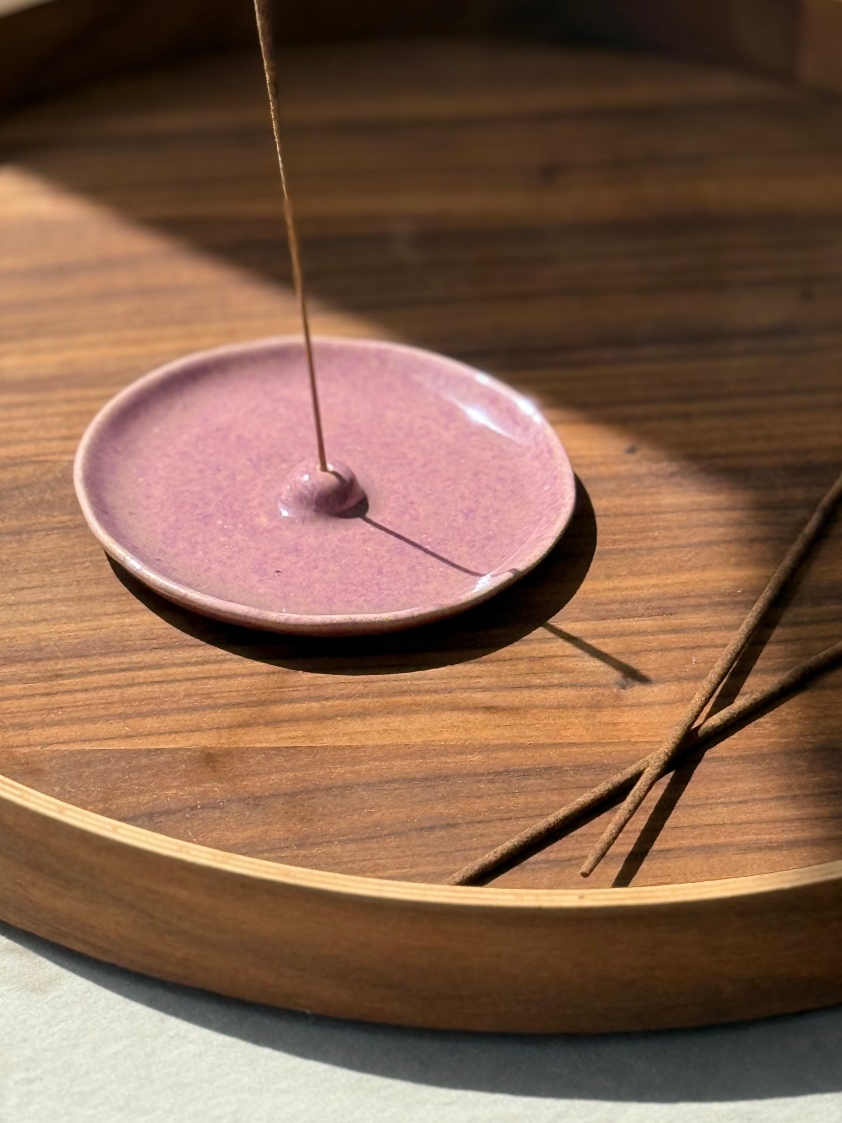 Ceramic Incense Holder “The Ritual Circle”