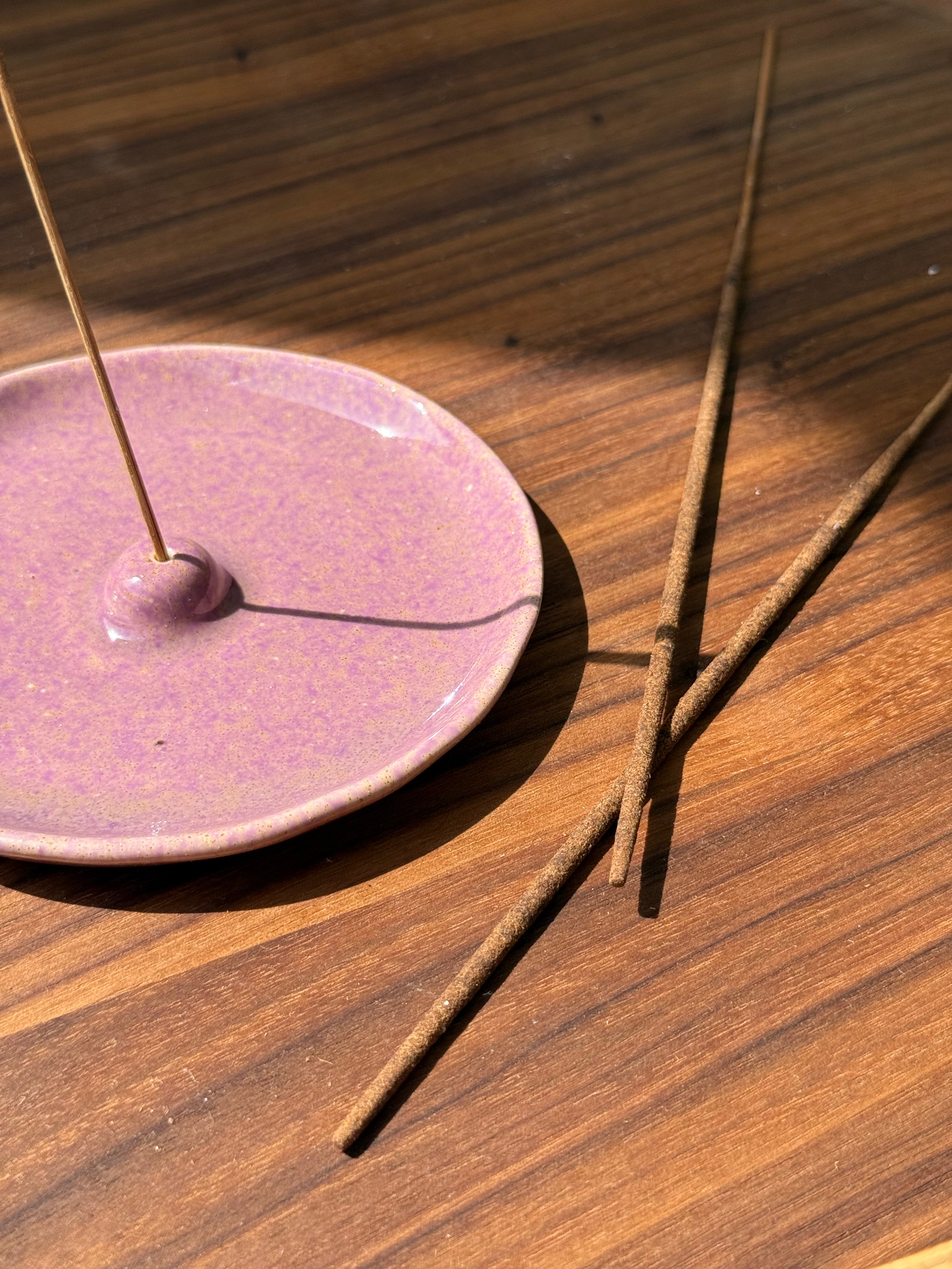 Ceramic Incense Holder “The Ritual Circle”