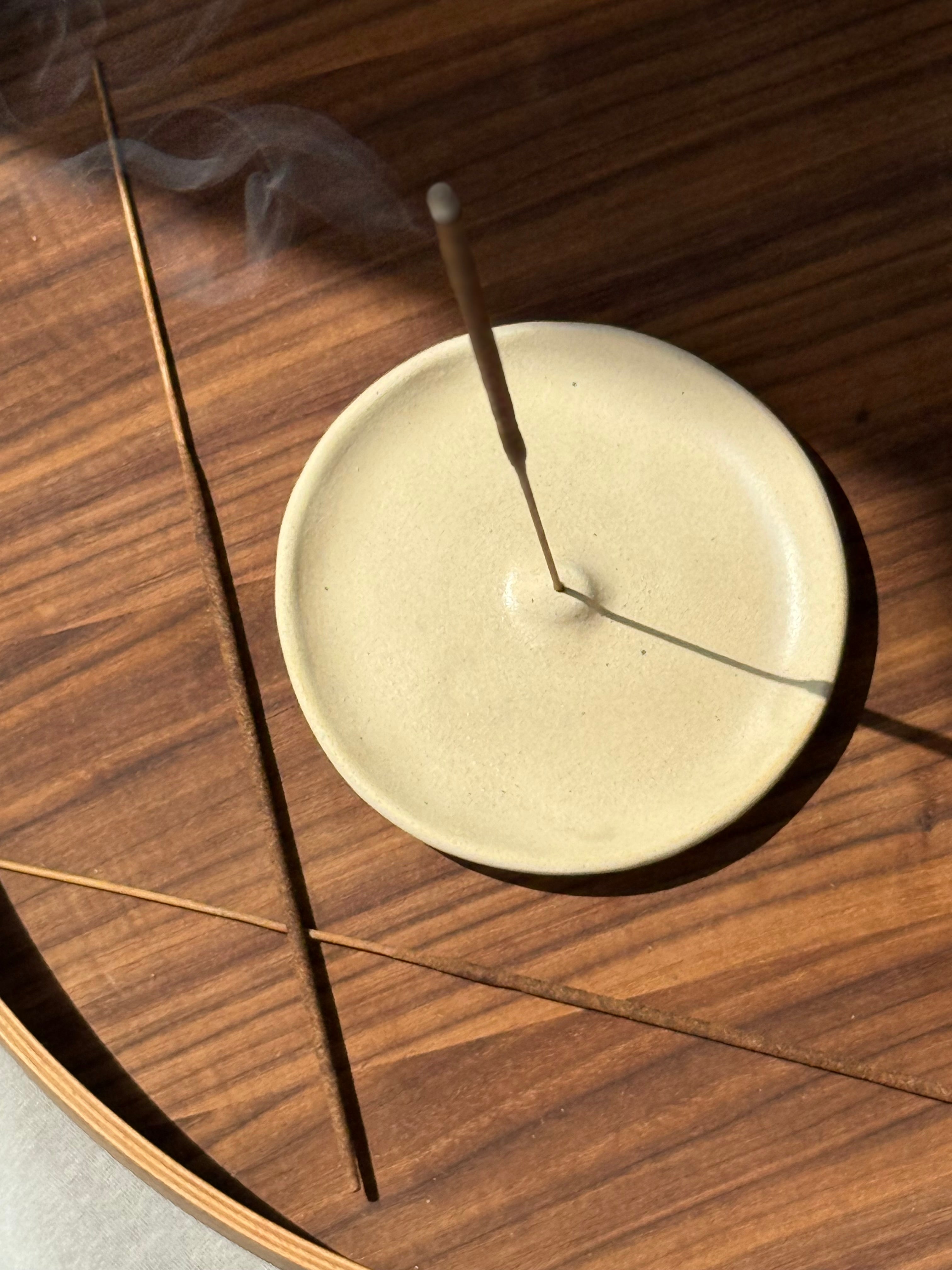 Ceramic Incense Holder “The Ritual Circle”