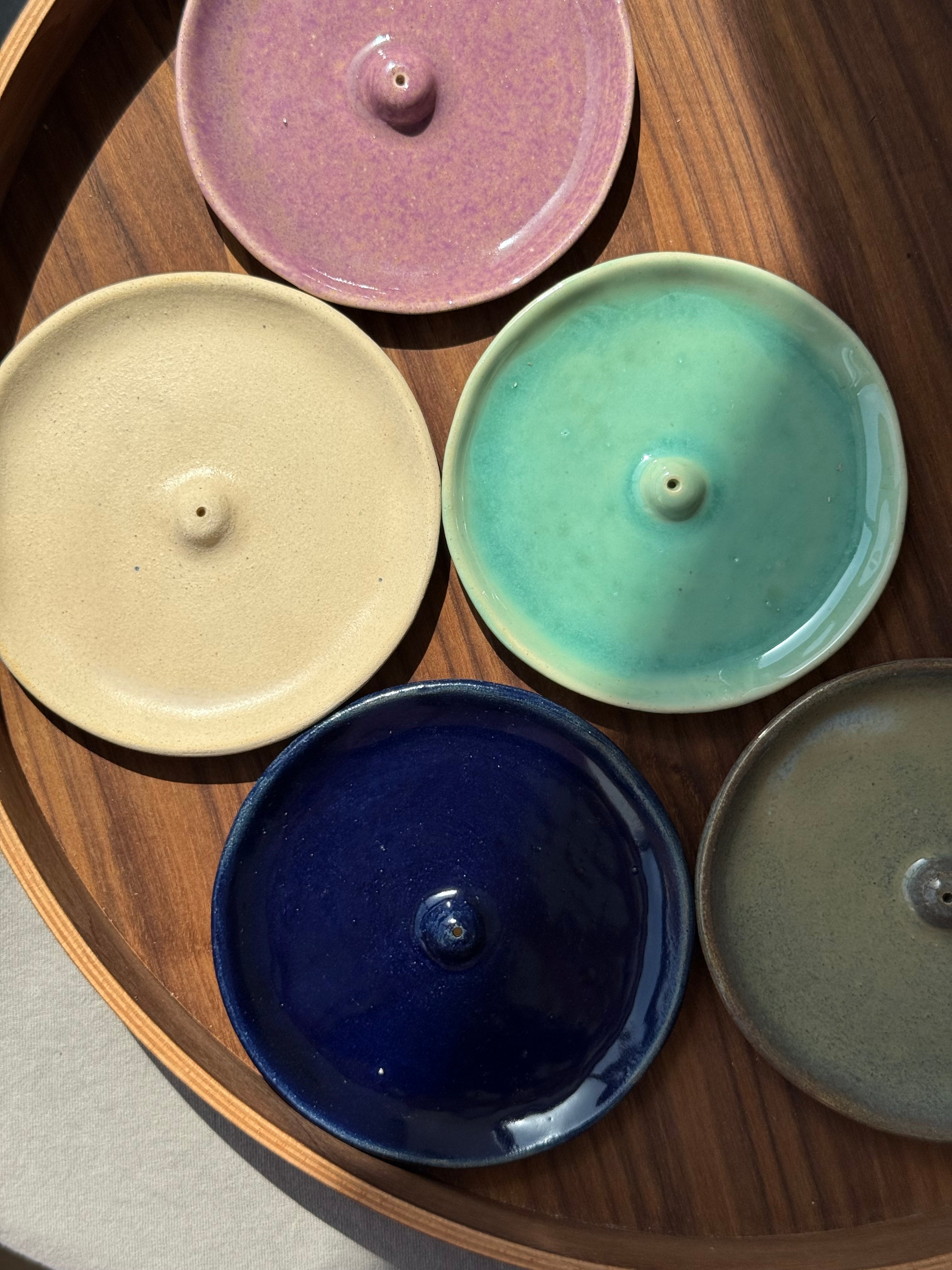 Ceramic Incense Holder “The Ritual Circle”