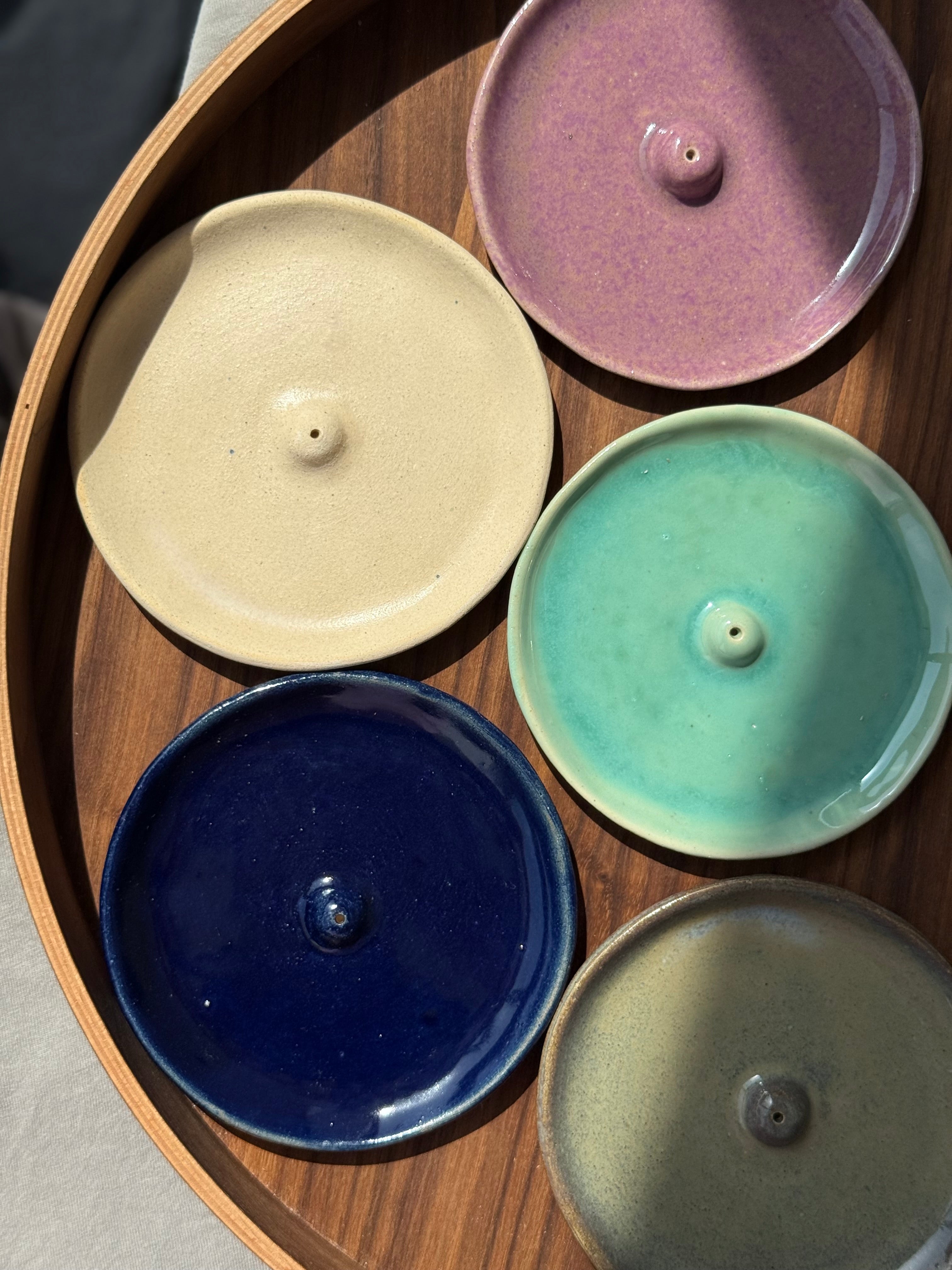 Ceramic Incense Holder “The Ritual Circle”