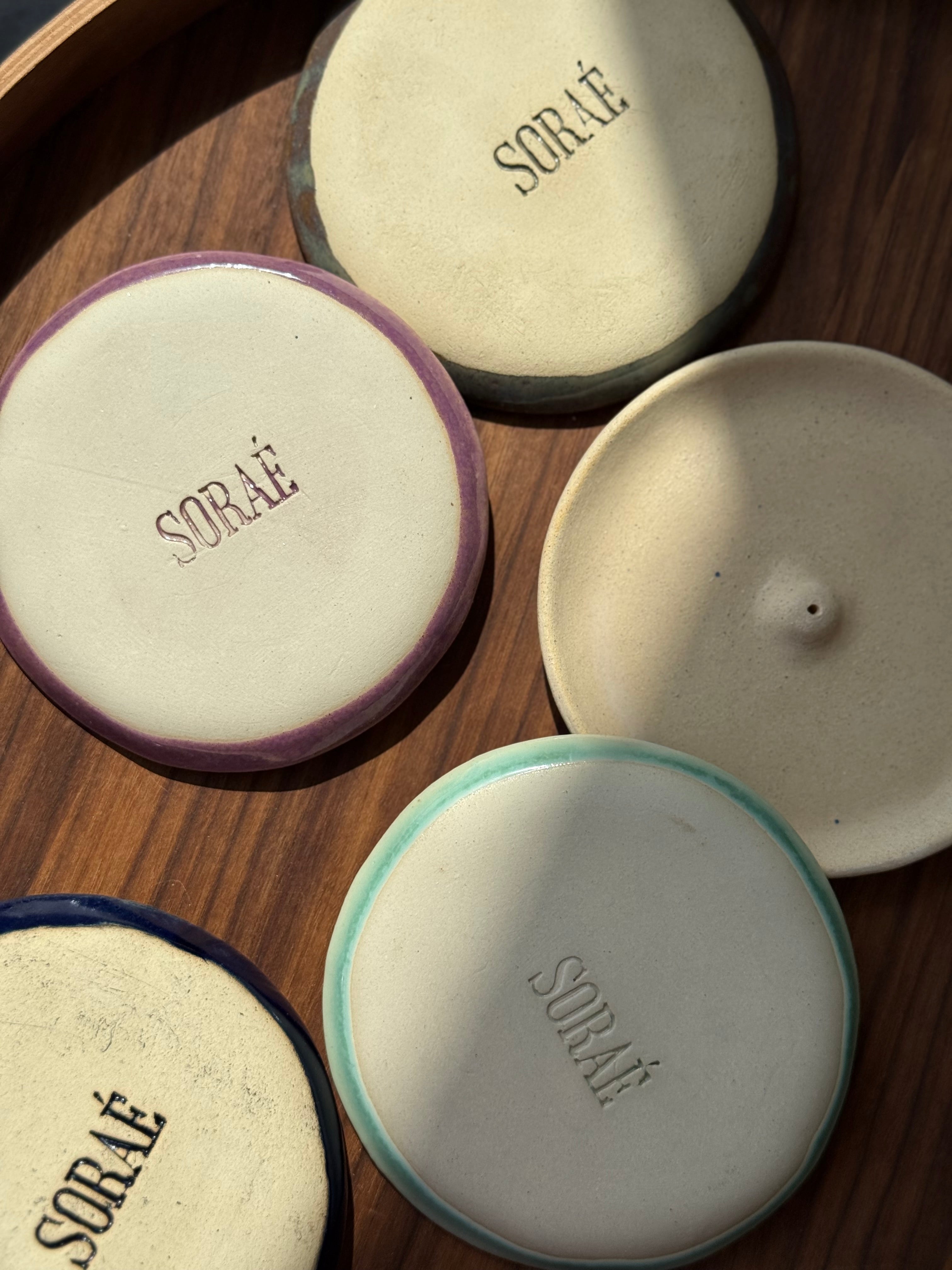 Ceramic Incense Holder “The Ritual Circle”