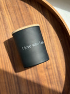Soy Candle with Affirmation. Premium Oils, 200ml