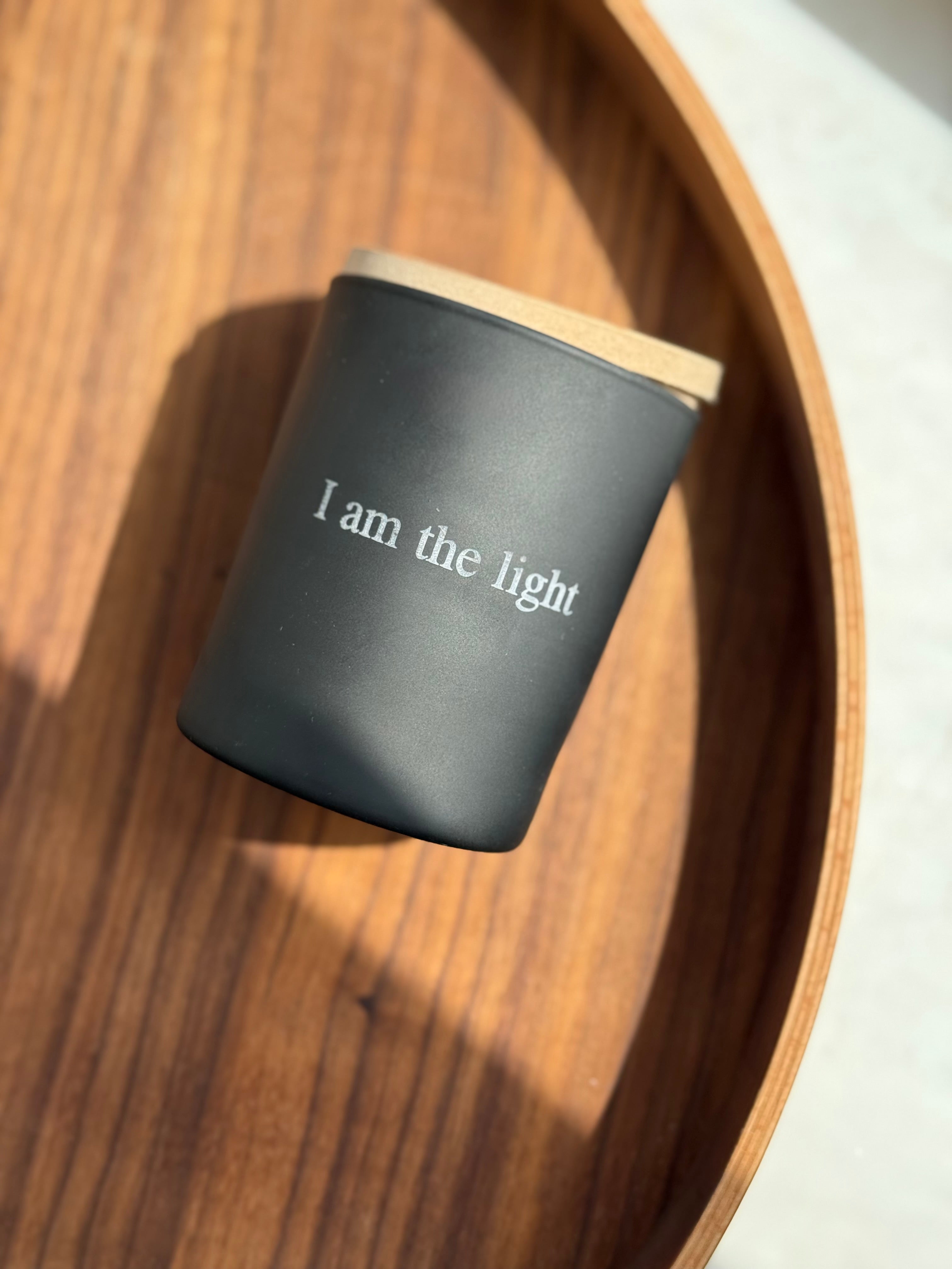 Soy Candle with Affirmation. Premium Oils, 200ml