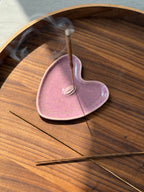 Ceramic Incense Holder “Yoni Heart”