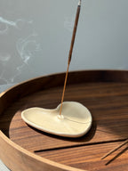 Ceramic Incense Holder “Yoni Heart”